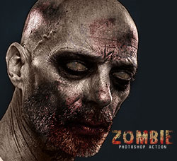 极品PS动作－生化僵尸(含高清视频教程)：Zombie Action